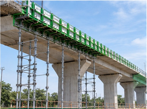 Formwork systems for infrastructure construction projects