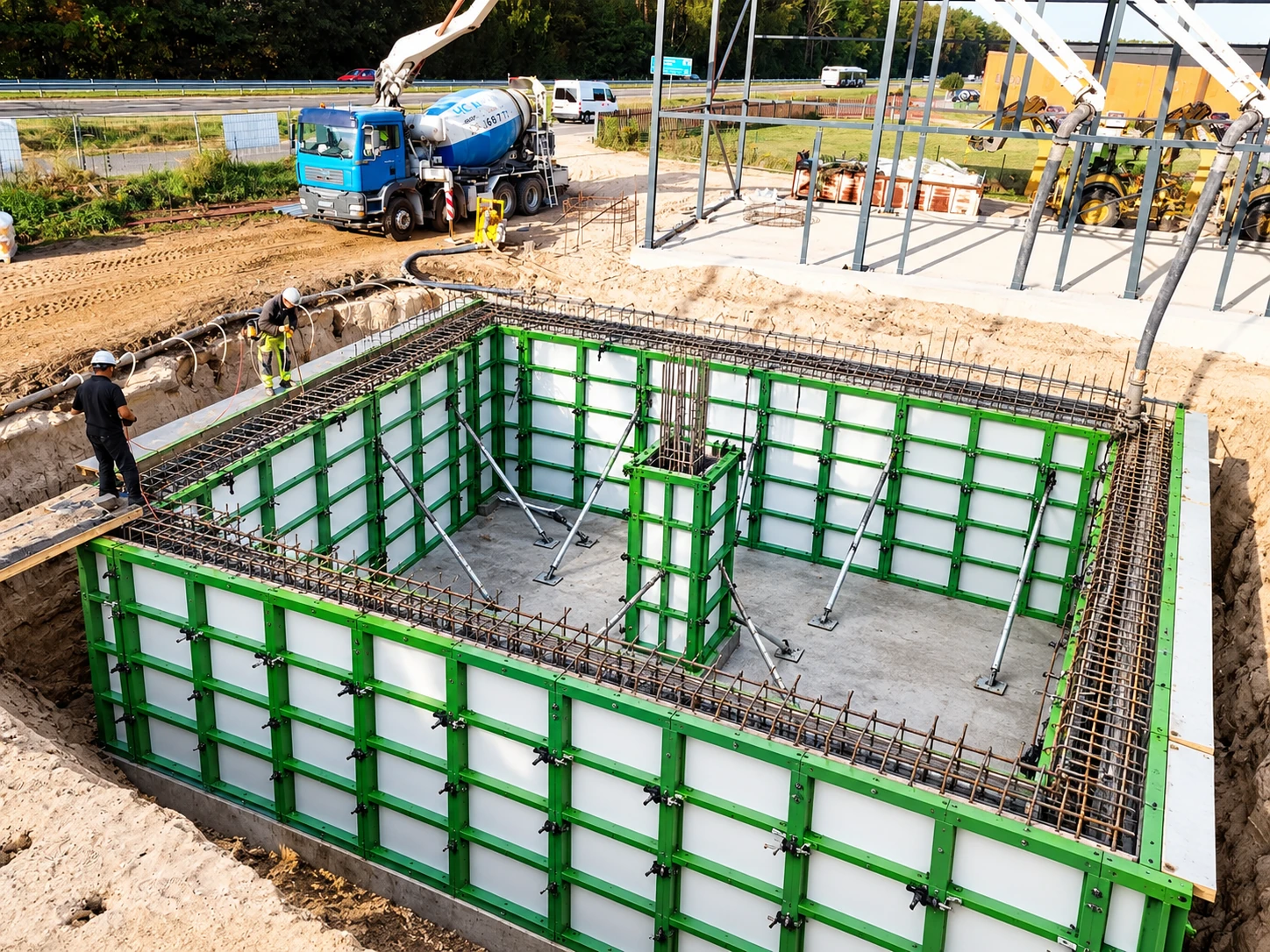 Water structure formwork application