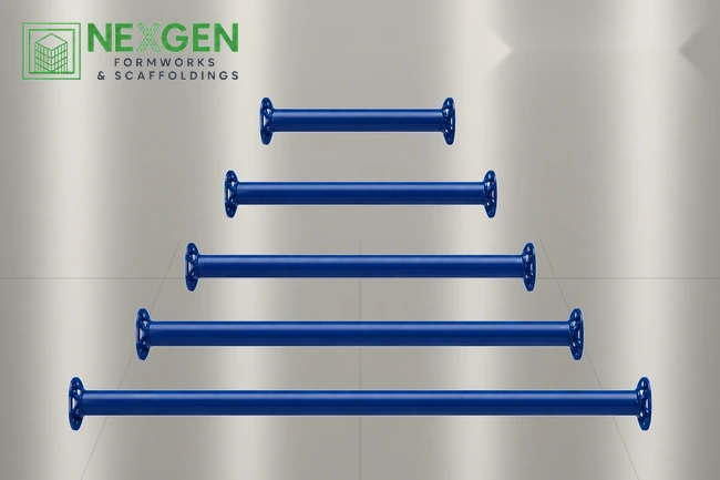 Cuplock horizontal ledger members
